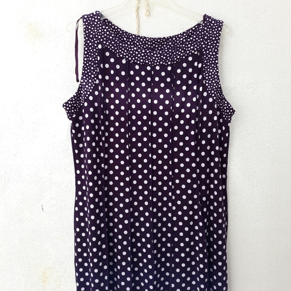 Perception New York sleeveless polka dot dress size XL - Picture 2 of 7